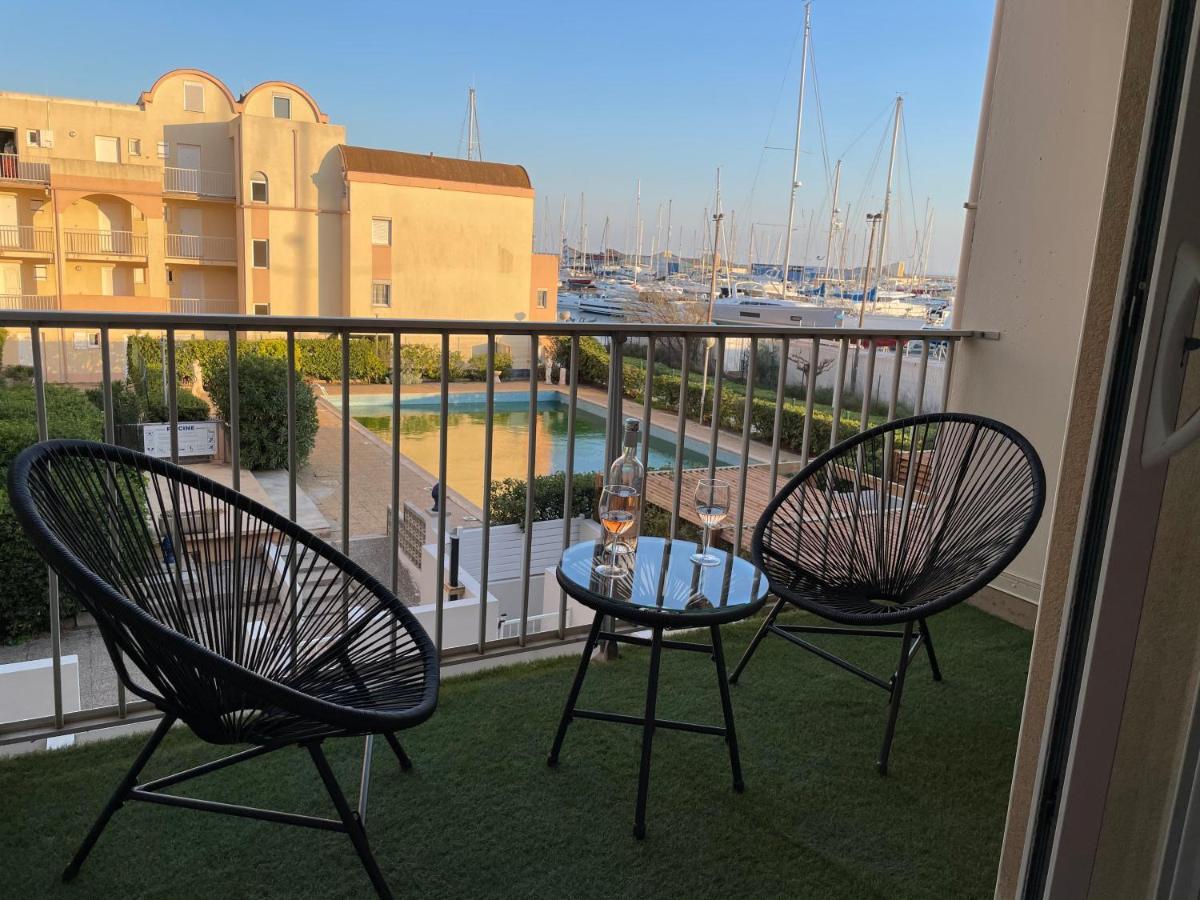 Apartament T3 Expo Sud-Est - Parking - Piscine - Clim - Wifi Gruissan Zewnętrze zdjęcie